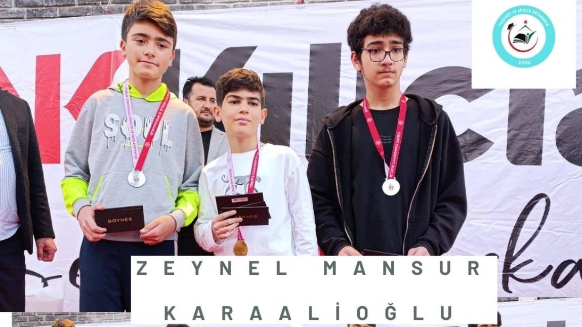 Öğrencimiz Zeynel Mansur KARAALİOĞLU Satranç Turnuvasında Osmaniye İl Birinciliği Kazandı